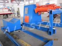10 tons hydraulic uncoiler with coil car